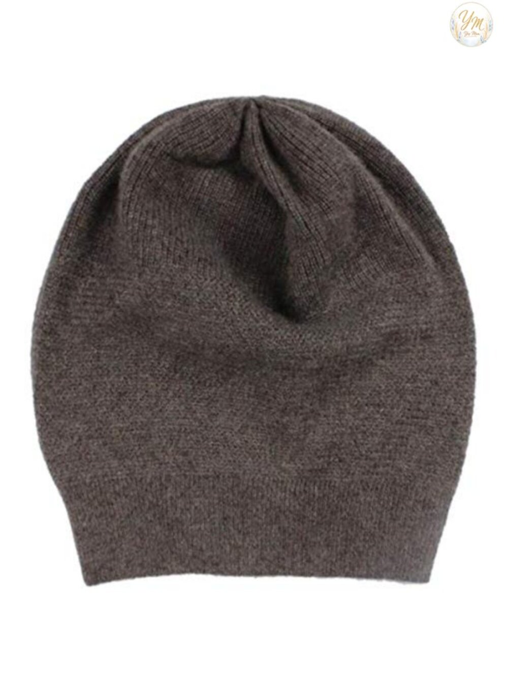 100% Cashmere Oversized Beanie Hat in Gift Box, One Size, Winter